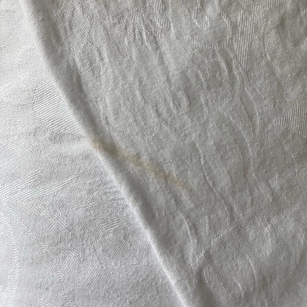 KING Duvet Cover & 2 Shams pillow covers Set Cotton White By Whitney Street - Picture 3 of 5